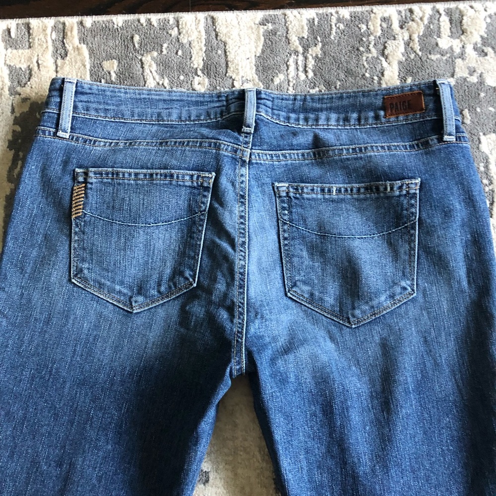 Paige jeans more straight than a skinny jean